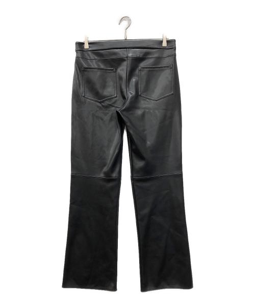 'S Max Mara（エスマックスマーラ）'S Max Mara (エスマックスマーラ) エコレザーパンツ ブラック サイズ:Lの古着・服飾アイテム