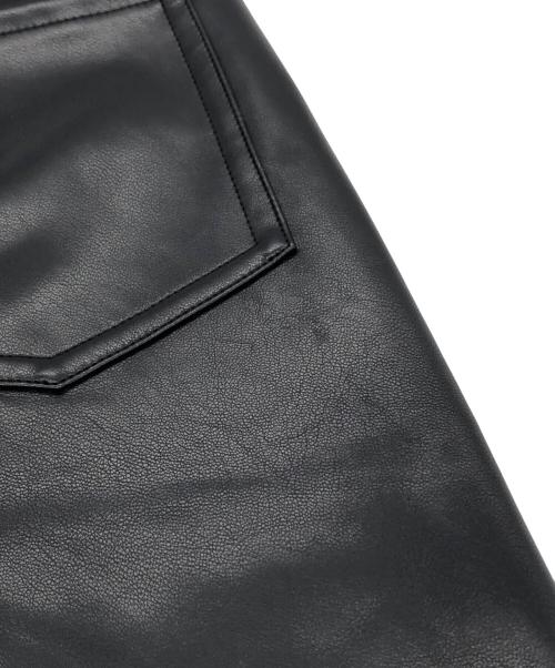 'S Max Mara（エスマックスマーラ）'S Max Mara (エスマックスマーラ) エコレザーパンツ ブラック サイズ:Lの古着・服飾アイテム