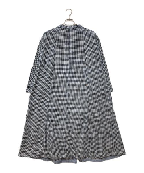 45R（フォーティファイブ・アール）45R (フォーティファイブ・アール) 藍インドネルチェックAドレス ブルー サイズ:下記参照の古着・服飾アイテム