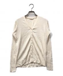 Plage（プラージュ）の古着「floche rib カーディガン」｜ホワイト