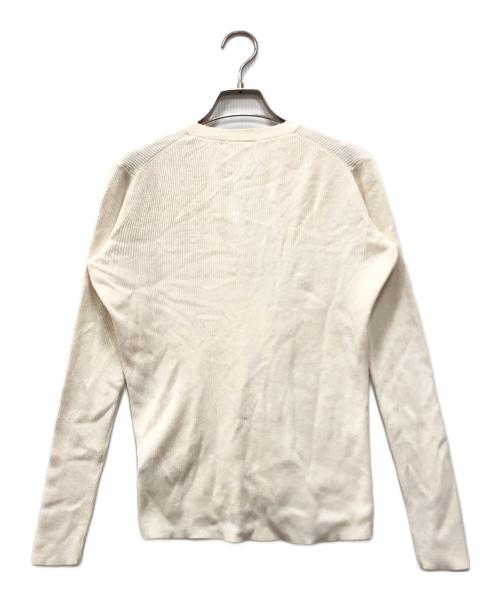 Plage（プラージュ）Plage (プラージュ) floche rib カーディガン ホワイト サイズ:下記参照の古着・服飾アイテム