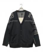Y-3ワイスリー）の古着「GFX KNIT CARDIGAN」｜ブラック