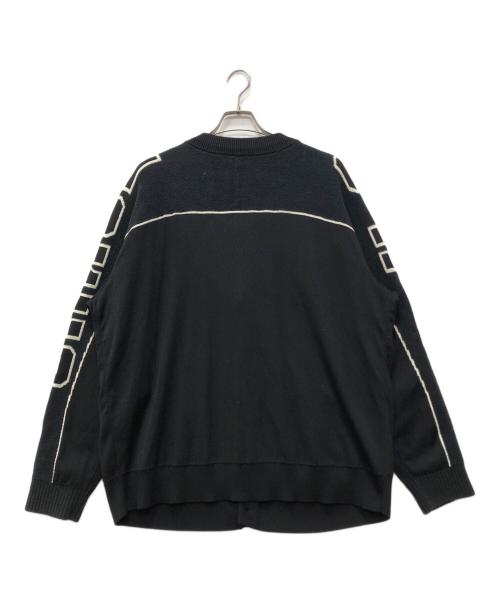 Y-3（ワイスリー）Y-3 (ワイスリー) GFX KNIT CARDIGAN ブラック サイズ:Sの古着・服飾アイテム