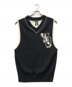 Y-3ワイスリー）の古着「LOGO KNIT VEST」｜ブラック