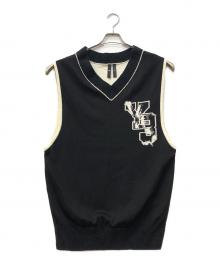 Y-3（ワイスリー）の古着「LOGO KNIT VEST」｜ブラック