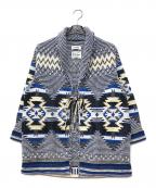 Coohemコーヘン）の古着「Yonetomi 21SS フリンジカーディガン」｜ブルー