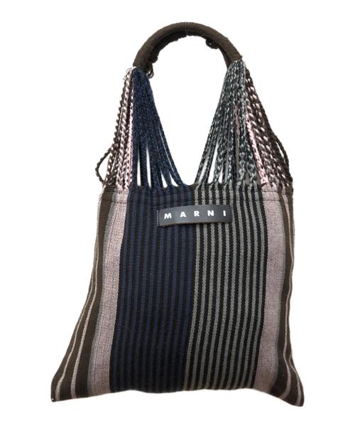 MARNI（マルニ）MARNI (マルニ) ハンモックバッグ ネイビー サイズ:下記参照の古着・服飾アイテム