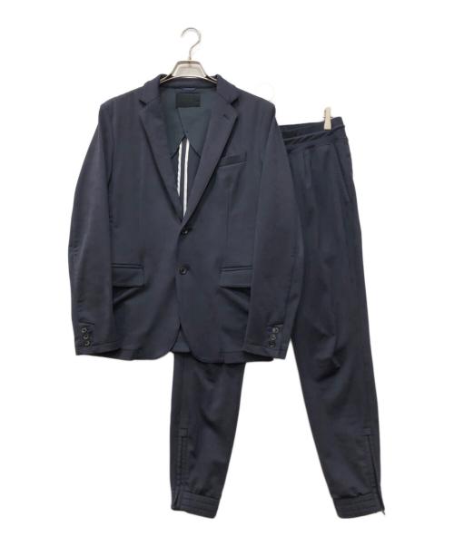 Junhashimoto（ジュンハシモト）Junhashimoto (ジュンハシモト) ストレッチジャージーセットアップ ネイビー サイズ:4の古着・服飾アイテム