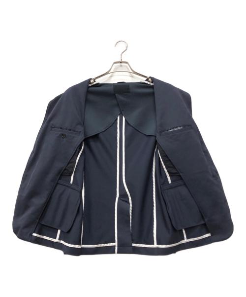 Junhashimoto（ジュンハシモト）Junhashimoto (ジュンハシモト) ストレッチジャージーセットアップ ネイビー サイズ:4の古着・服飾アイテム