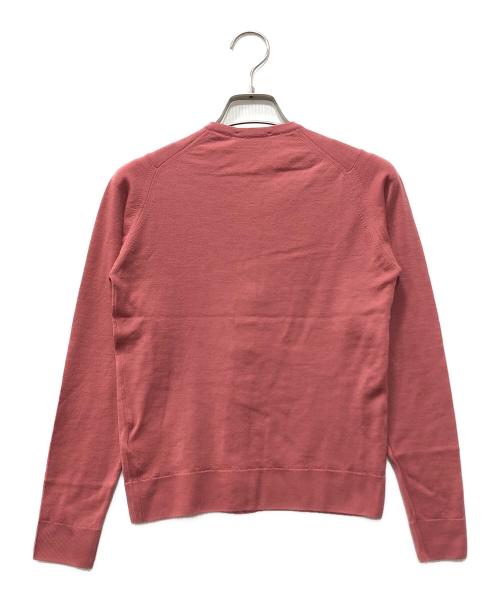 JOHN SMEDLEY（ジョンスメドレー）JOHN SMEDLEY (ジョンスメドレー) ウールカーディガン ピンク サイズ:Sの古着・服飾アイテム