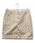 Christian Dior（クリスチャン ディオール）の古着「トロッター柄スカート」｜ベージュ