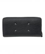 Maison Margielaメゾンマルジェラ）の古着「ラウンドファスナーロングウォレット」｜ブラック