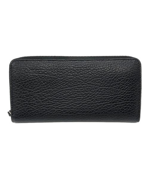 Maison Margiela（メゾンマルジェラ）Maison Margiela (メゾンマルジェラ) ラウンドファスナーロングウォレット ブラック サイズ:下記参照の古着・服飾アイテム