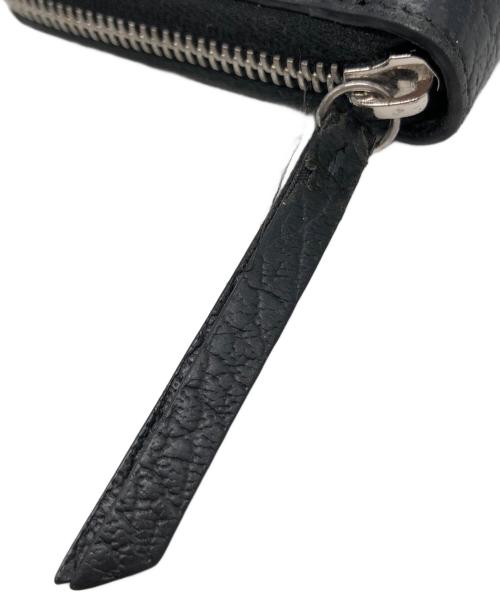 Maison Margiela（メゾンマルジェラ）Maison Margiela (メゾンマルジェラ) ラウンドファスナーロングウォレット ブラック サイズ:下記参照の古着・服飾アイテム