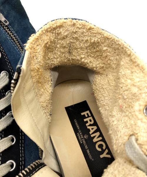 GOLDEN GOOSE（ゴールデングース）GOLDEN GOOSE (ゴールデングース) FRANCY スターデニムハイカットスニーカー ブルー サイズ:42の古着・服飾アイテム