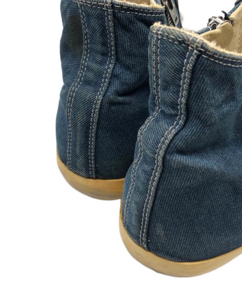 GOLDEN GOOSE（ゴールデングース）GOLDEN GOOSE (ゴールデングース) FRANCY スターデニムハイカットスニーカー ブルー サイズ:42の古着・服飾アイテム