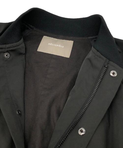 heliopole（エリオポール）heliopole (エリオポール) LIMONTA MA-１BLOUSON ブラック サイズ:36の古着・服飾アイテム