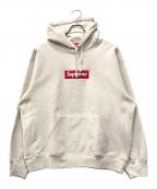 SUPREMEシュプリーム）の古着「Box Logo Hooded Sweatshirt」｜Stone(ベージュ)