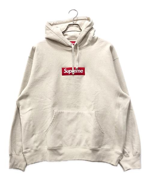 SUPREME（シュプリーム）SUPREME (シュプリーム) Box Logo Hooded Sweatshirt Stone(ベージュ) サイズ:Lの古着・服飾アイテム