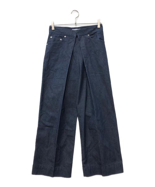 JOHN LAWRENCE SULLIVAN（ジョン ローレンス サリバン）JOHN LAWRENCE SULLIVAN (ジョン ローレンス サリバン) Rigid Denim Wide Pants ブルー サイズ:42の古着・服飾アイテム