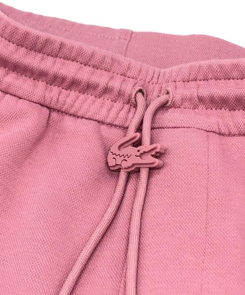 LACOSTE（ラコステ）LACOSTE (ラコステ) Lacoste from Yibo ストレートフィットスウェットパンツ ピンク サイズ:Mの古着・服飾アイテム
