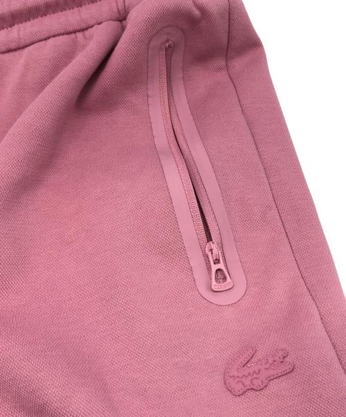 LACOSTE（ラコステ）LACOSTE (ラコステ) Lacoste from Yibo ストレートフィットスウェットパンツ ピンク サイズ:Mの古着・服飾アイテム