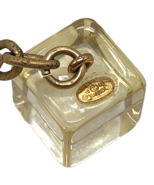 CHANEL（シャネル）CHANEL (シャネル) クリアキューブココマークネックレス クリア×ゴールド サイズ:下記参照の古着・服飾アイテム