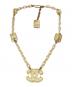 CHANEL (シャネル) クリアキューブココマークネックレス クリア×ゴールド サイズ:下記参照：60000円