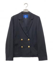 BLUE LABEL CRESTBRIDGE（ブルーレーベルクレストブリッジ）の古着「金釦ダブルブレストブレザー」｜ネイビー