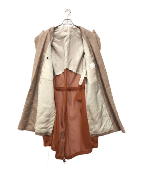 TOGA VIRILIS（トーガ ビリリース）TOGA VIRILIS (トーガ ビリリース) メッシュドッキングコート ブラウン サイズ:44の古着・服飾アイテム