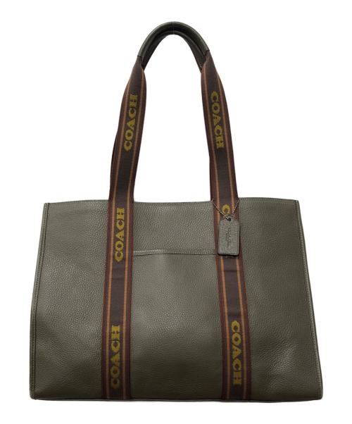 COACH（コーチ）COACH (コーチ) スミス ラージトートバッグ オリーブ サイズ:下記参照の古着・服飾アイテム