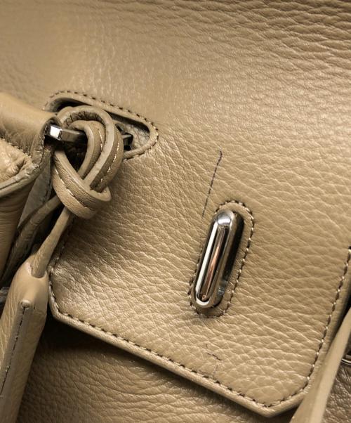 PELLE MORBIDA（ペッレモルビダ）PELLE MORBIDA (ペッレモルビダ) フラップボストンバッグ(Mサイズ) トープ(ベージュ) サイズ:下記参照の古着・服飾アイテム
