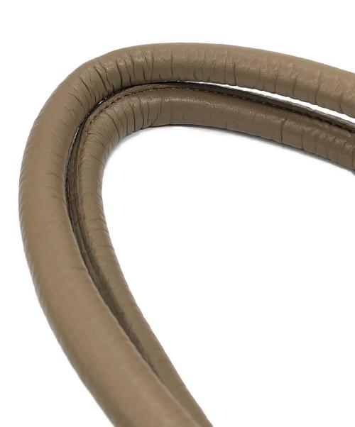 PELLE MORBIDA（ペッレモルビダ）PELLE MORBIDA (ペッレモルビダ) フラップボストンバッグ(Mサイズ) トープ(ベージュ) サイズ:下記参照の古着・服飾アイテム