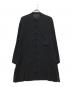 Yohji Yamamoto pour homme（ヨウジヤマモト プールオム）の古着「チャイナカラーレーヨンロングシャツ」｜ブラック