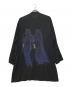 Yohji Yamamoto pour homme (ヨウジヤマモト プールオム) チャイナカラーレーヨンロングシャツ ブラック サイズ:3：37000円