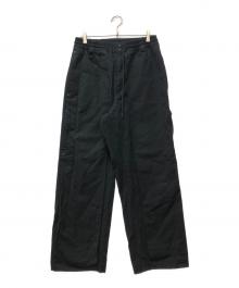 Y-3（ワイスリー）の古着「WRKWEAR PANTS タックワイドパンツ」｜ブラック