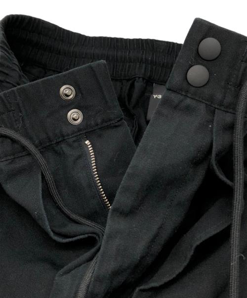 Y-3（ワイスリー）Y-3 (ワイスリー) WRKWEAR PANTS タックワイドパンツ ブラック サイズ:Mの古着・服飾アイテム