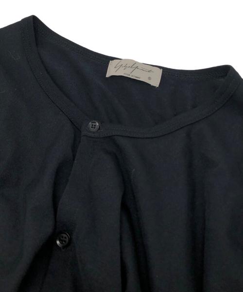 Yohji Yamamoto pour homme（ヨウジヤマモト プールオム）Yohji Yamamoto pour homme (ヨウジヤマモト プールオム) プレーティング天竺マント ブラック サイズ:3の古着・服飾アイテム