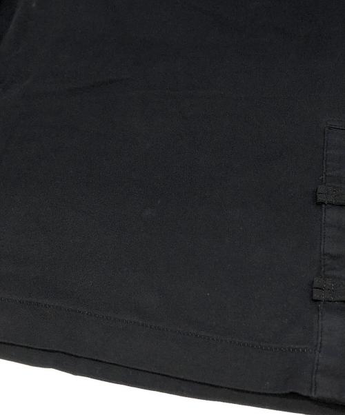 Yohji Yamamoto pour homme（ヨウジヤマモト プールオム）Yohji Yamamoto pour homme (ヨウジヤマモト プールオム) ディオラマ スムース チャイナ ボタン ラウンド ネック TEE ブラック サイズ:3の古着・服飾アイテム