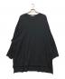 Yohji Yamamoto pour homme（ヨウジヤマモト プールオム）の古着「ディオラマ天竺サイドスリットオーバーサイズドロングスリーブ長袖Tシャツ」｜ブラック