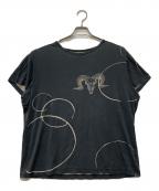 BLACK Scandal Yohji Yamamotoブラックスキャンダルヨウジヤマモト）の古着「バッファローオーバーサイズ Tシャツ」｜グレー