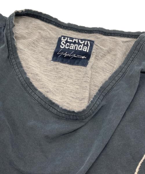 BLACK Scandal Yohji Yamamoto（ブラックスキャンダルヨウジヤマモト）BLACK Scandal Yohji Yamamoto (ブラックスキャンダルヨウジヤマモト) バッファローオーバーサイズ Tシャツ グレー サイズ:3の古着・服飾アイテム