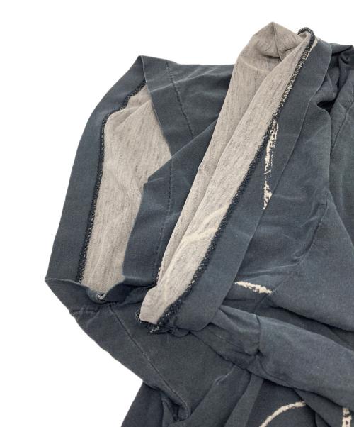 BLACK Scandal Yohji Yamamoto（ブラックスキャンダルヨウジヤマモト）BLACK Scandal Yohji Yamamoto (ブラックスキャンダルヨウジヤマモト) バッファローオーバーサイズ Tシャツ グレー サイズ:3の古着・服飾アイテム
