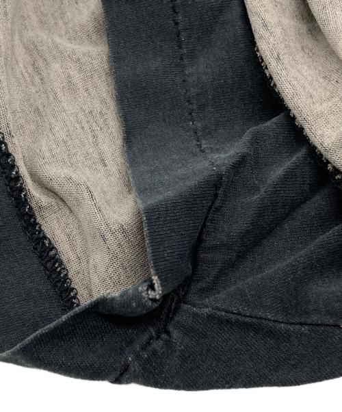 BLACK Scandal Yohji Yamamoto（ブラックスキャンダルヨウジヤマモト）BLACK Scandal Yohji Yamamoto (ブラックスキャンダルヨウジヤマモト) バッファローオーバーサイズ Tシャツ グレー サイズ:3の古着・服飾アイテム