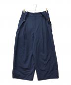 ENFOLDエンフォルド）の古着「ハイツイストWO サスペンダータキシード」｜ネイビー