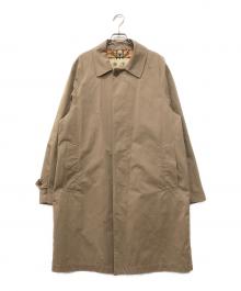 BURBERRY（バーバリー）の古着「裏ノヴァチェックステンカラーコート」｜ベージュ