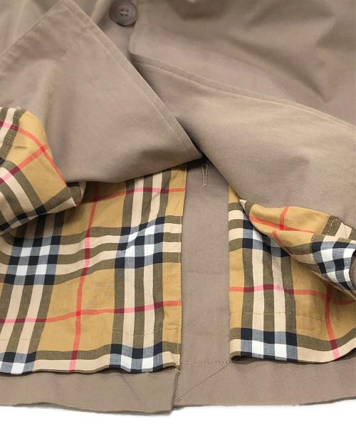 BURBERRY（バーバリー）BURBERRY (バーバリー) 裏ノヴァチェックステンカラーコート ベージュ サイズ:50の古着・服飾アイテム