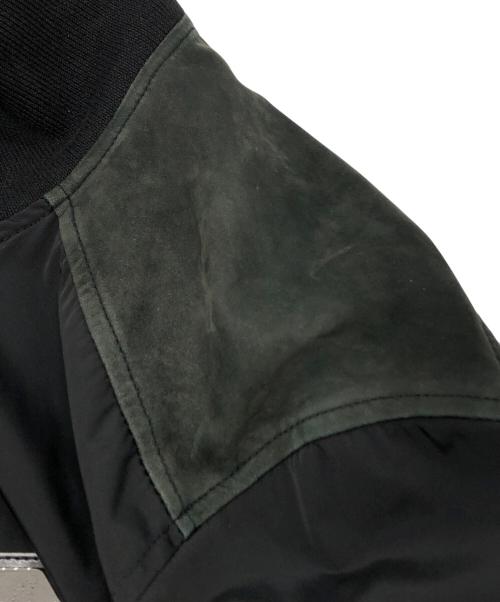 DOLCE & GABBANA（ドルチェ＆ガッバーナ）DOLCE & GABBANA (ドルチェ＆ガッバーナ) メタルプレートブルゾン ブラック サイズ:54の古着・服飾アイテム