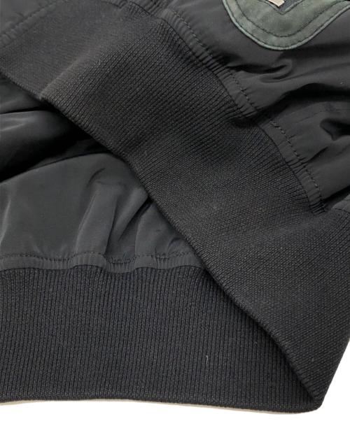 DOLCE & GABBANA（ドルチェ＆ガッバーナ）DOLCE & GABBANA (ドルチェ＆ガッバーナ) メタルプレートブルゾン ブラック サイズ:54の古着・服飾アイテム