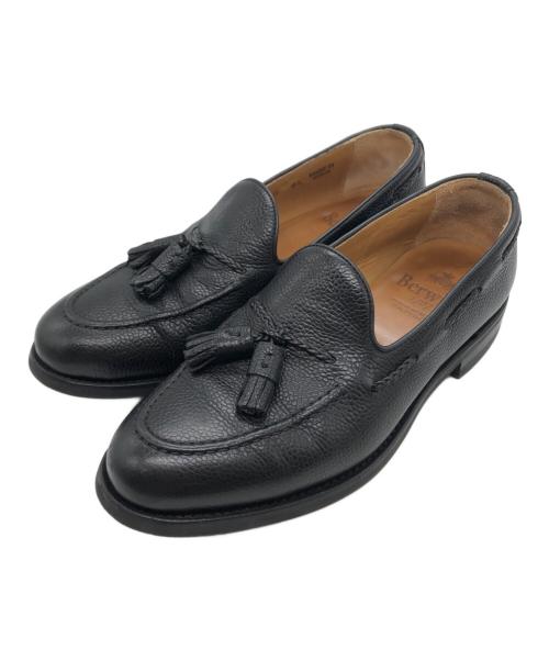 berwick（バーウィック）berwick (バーウィック) タッセルローファー ブラック サイズ:6 1/2の古着・服飾アイテム